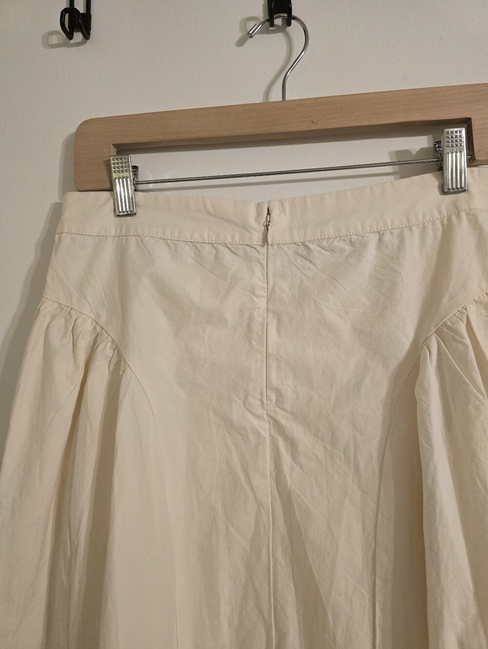 Free People Katia Midi A-Line Skirt in Cream, Size: US 6 - Picture 17 of 17